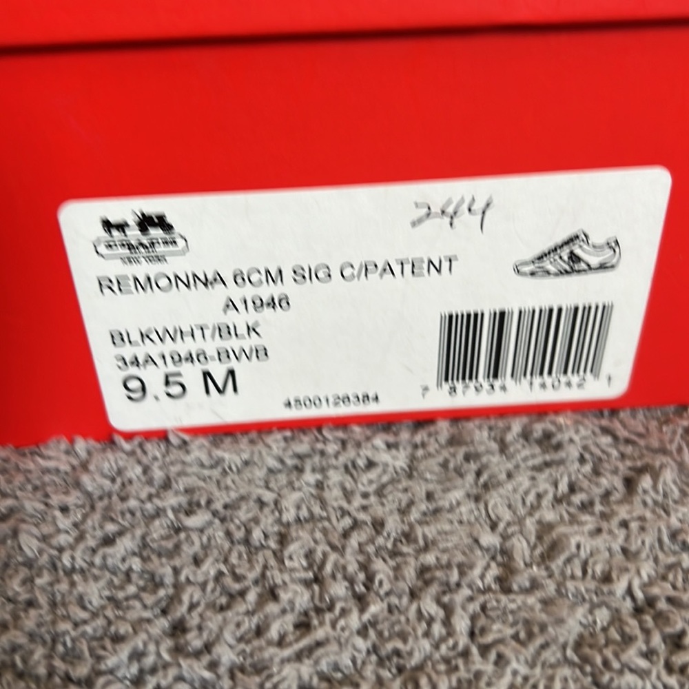 Coach Remonna Signature Jacquard Suede Sneakers - Picture 7 of 7